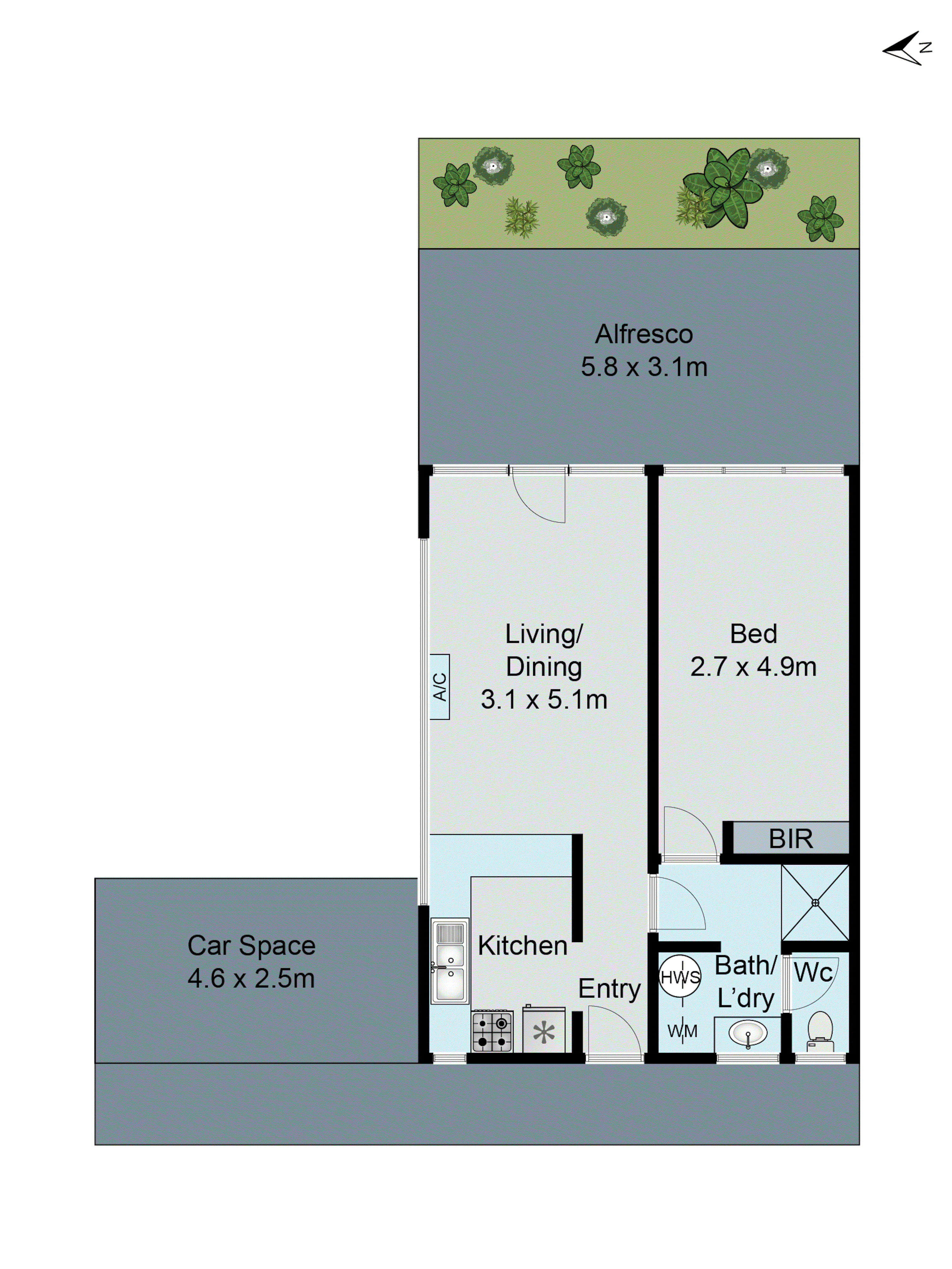 1/63 Calder Street, Manifold Heights VIC 3218 - Floorplan
