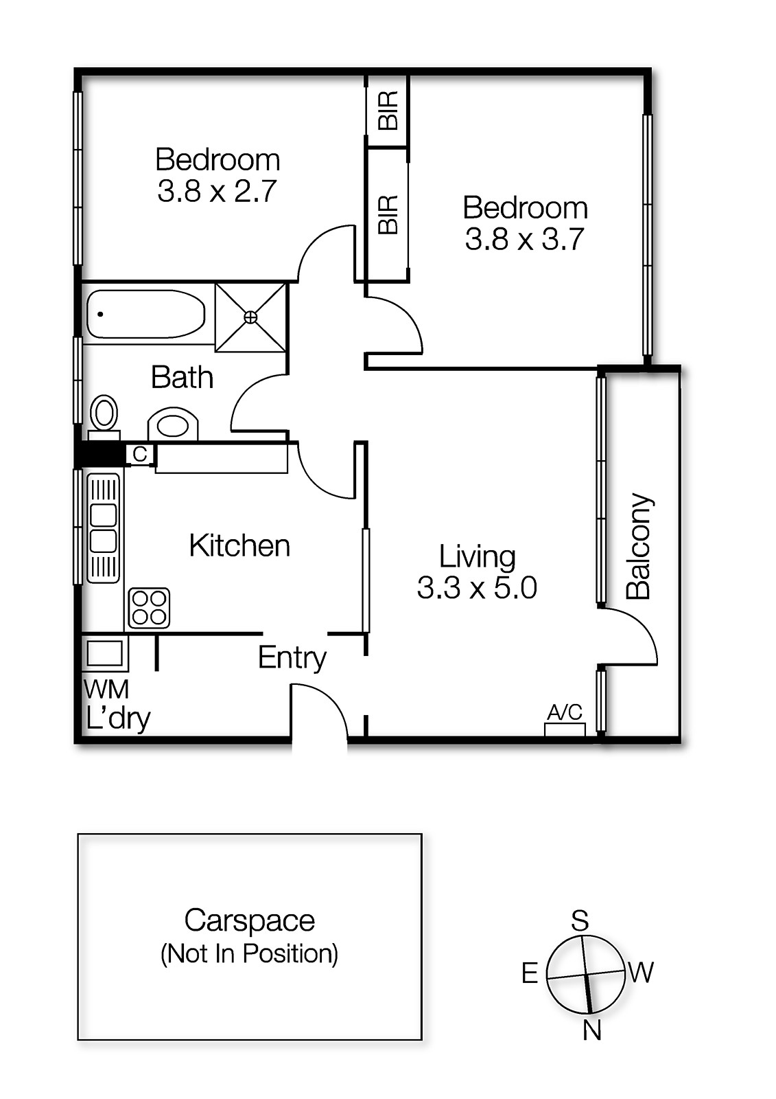 16/306 Inkerman Street, St Kilda East VIC 3183 - Floorplan