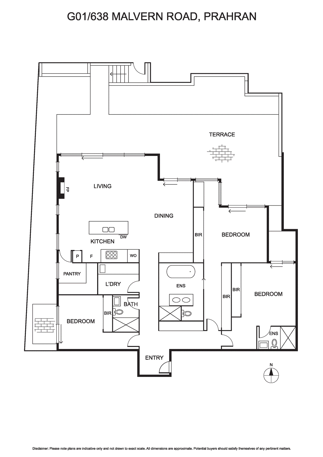 1/638 Malvern Road, Prahran VIC 3181 - Floorplan