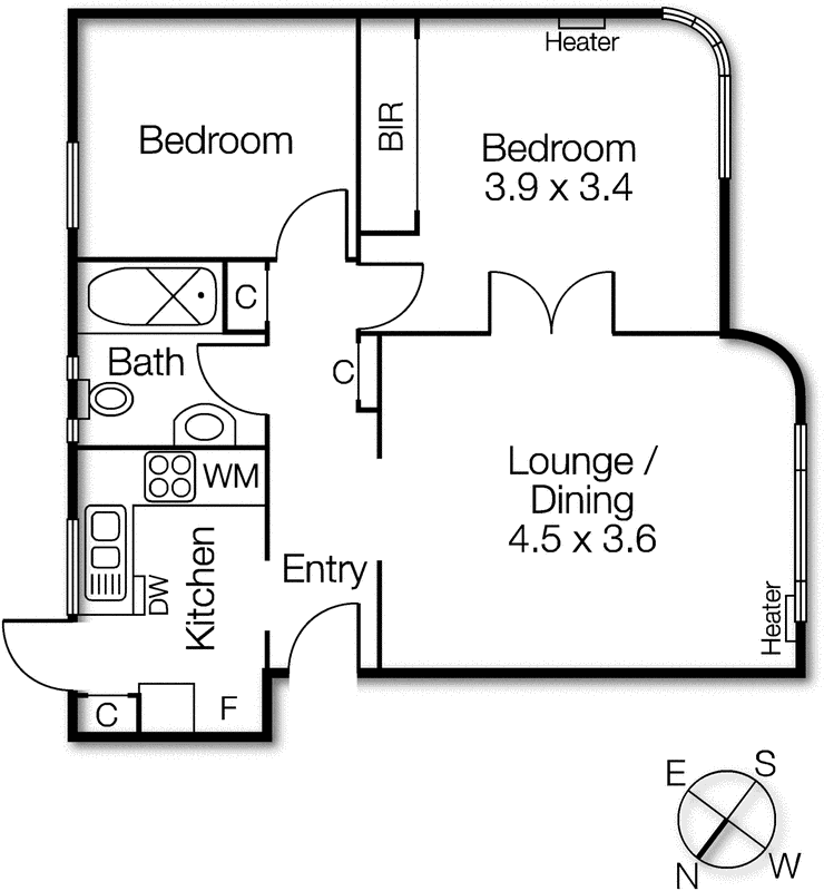16/38 Mitford Street, Elwood VIC 3184 - Floorplan