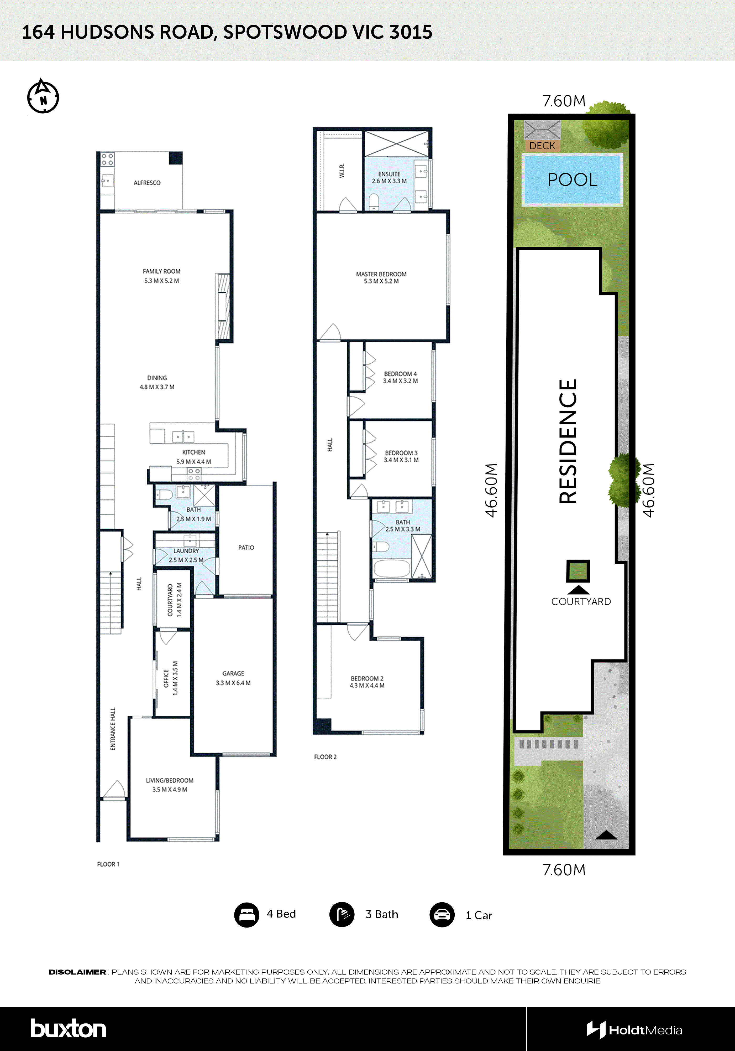 164 Hudsons Road, Spotswood VIC 3015 - Floorplan