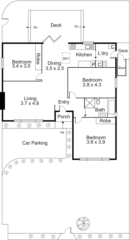 1/64 Latham Street, Bentleigh East VIC 3165 - Floorplan