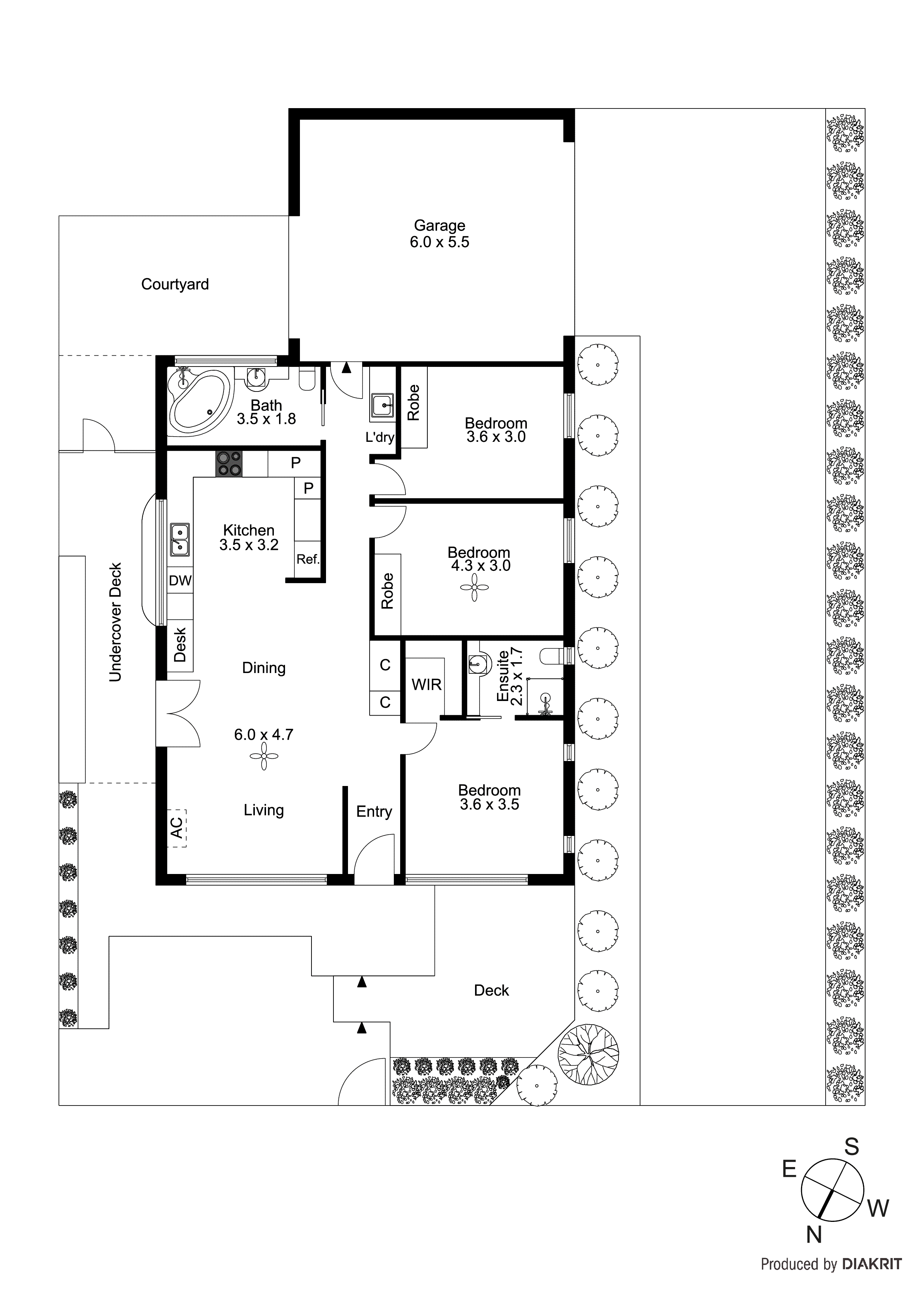1/64 Northcliffe Road, Edithvale VIC 3196 - Floorplan