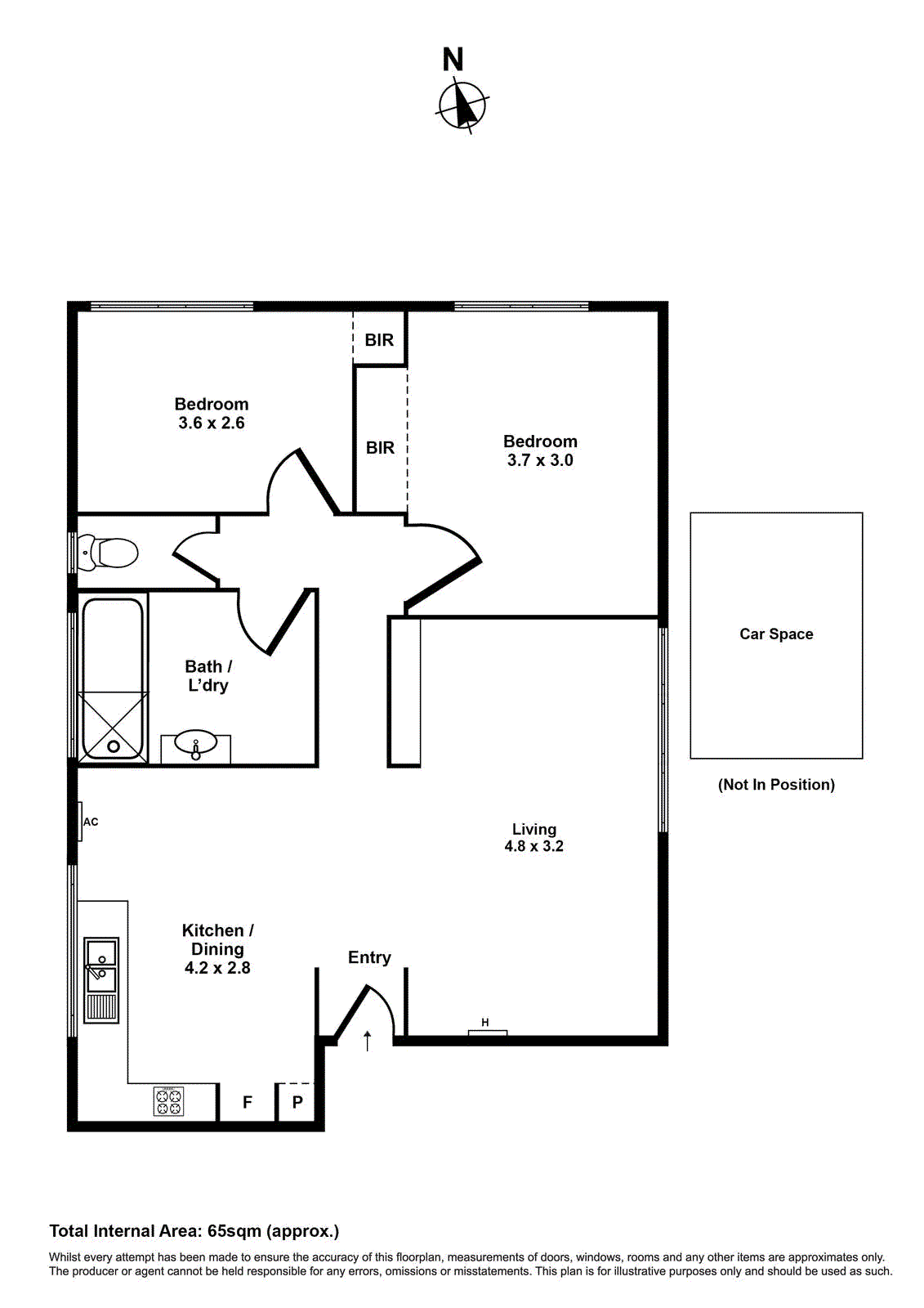 1/64 Powell Street, Yarraville VIC 3013 - Floorplan