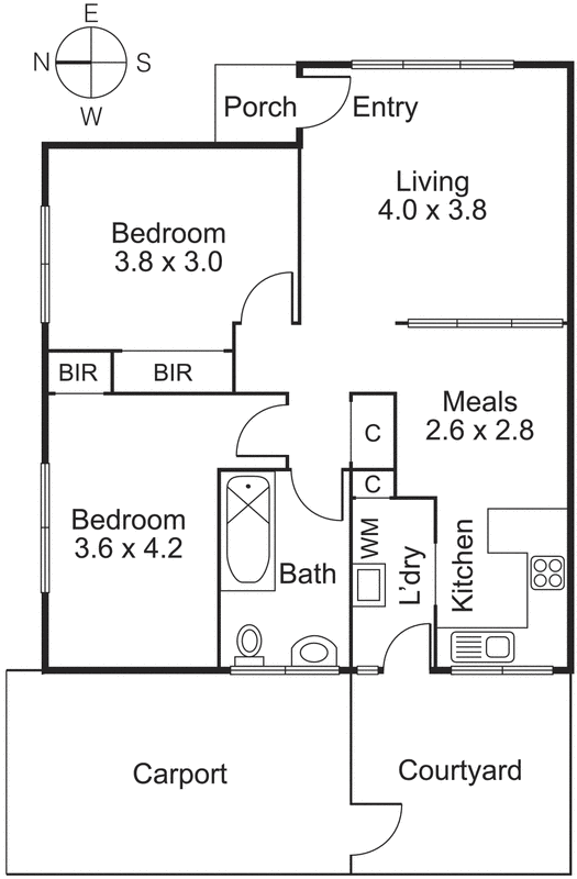 16/44 Highett Road, Hampton VIC 3188 - Floorplan