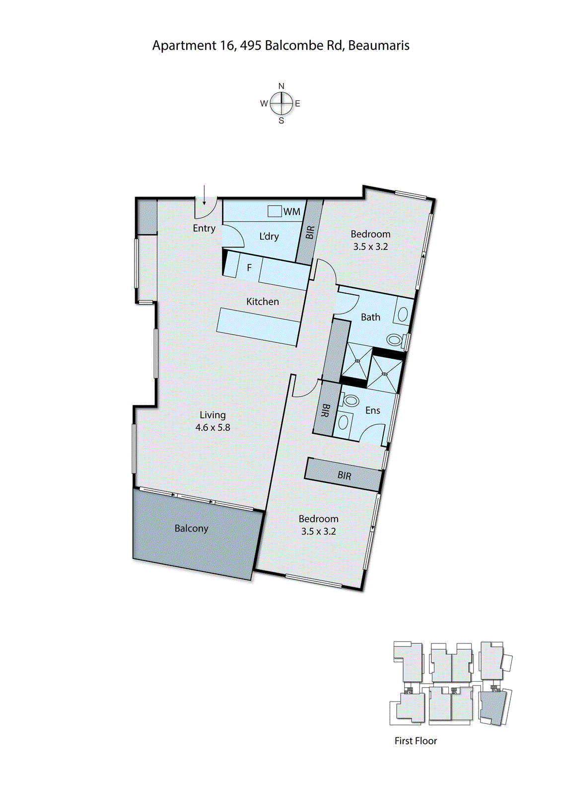 16/495 Balcombe Road, Beaumaris VIC 3193 - Floorplan