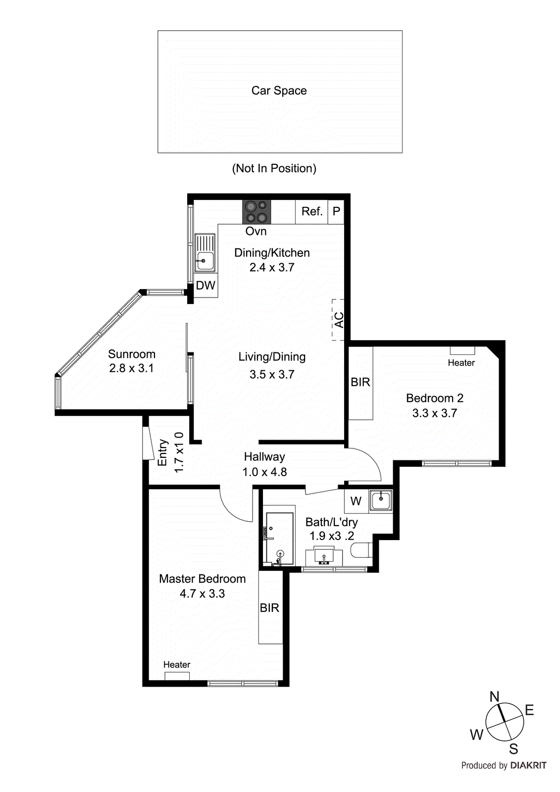 16/58 The Avenue, Windsor VIC 3181 - Floorplan