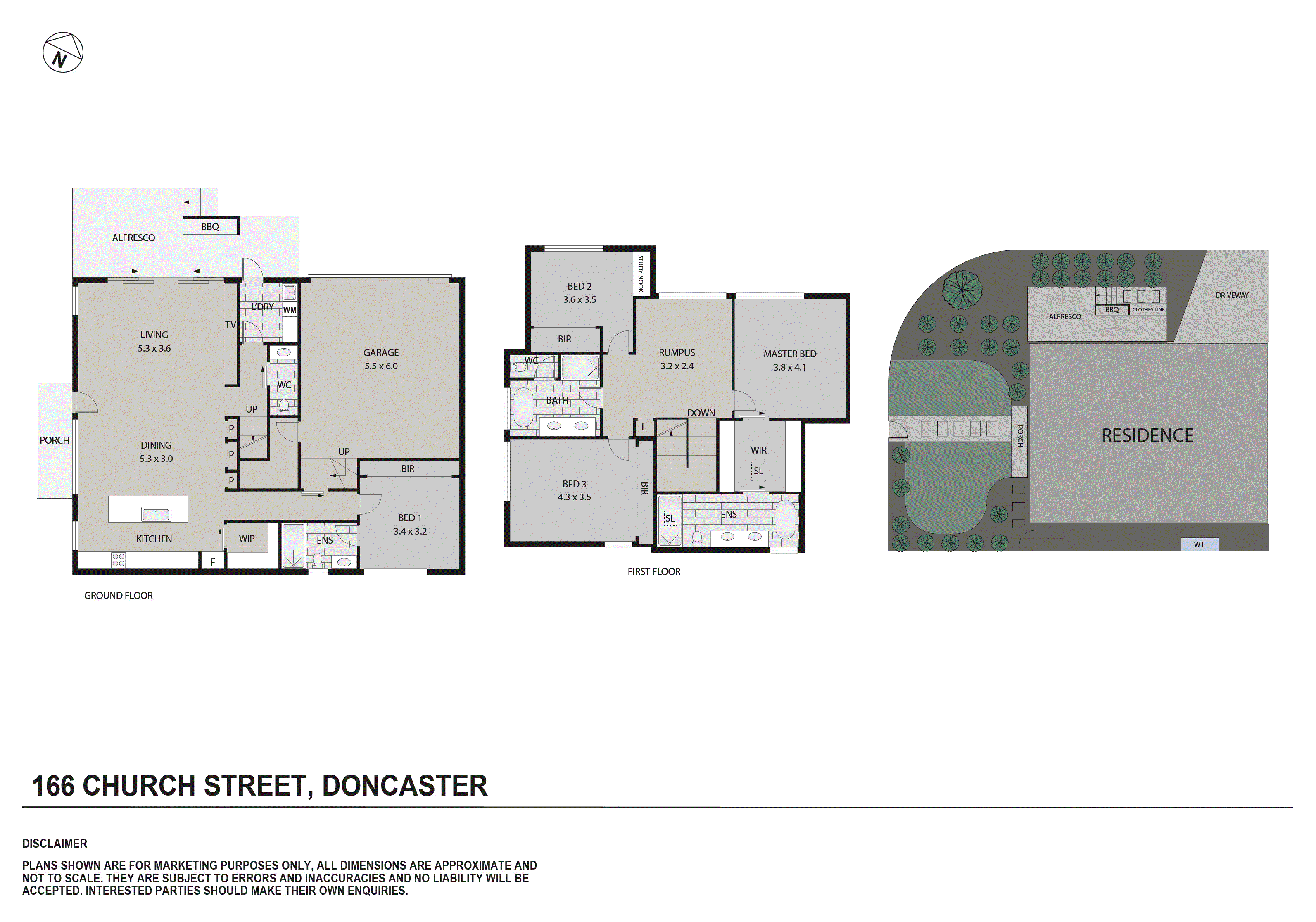 166 Church Road, Doncaster VIC 3108 - Floorplan