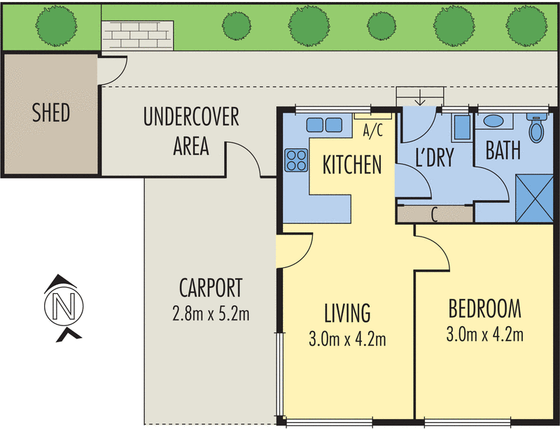 1/66 Shackleton Street, Belmont VIC 3216 - Floorplan