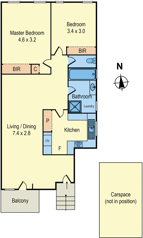 16/60 Beach Road, Mentone VIC 3194 - Floorplan