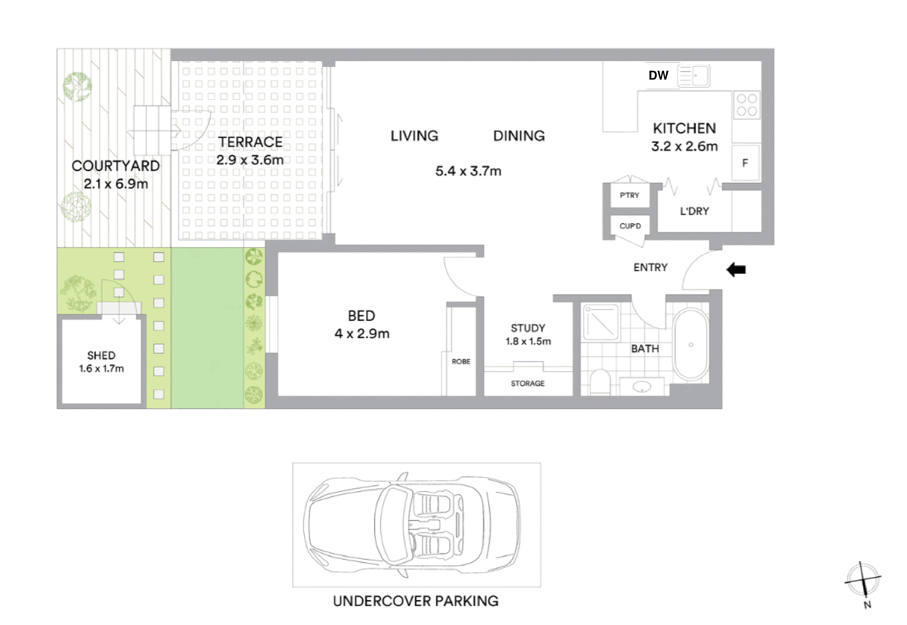 16/62 Wellington Street, St Kilda VIC 3182 - Floorplan