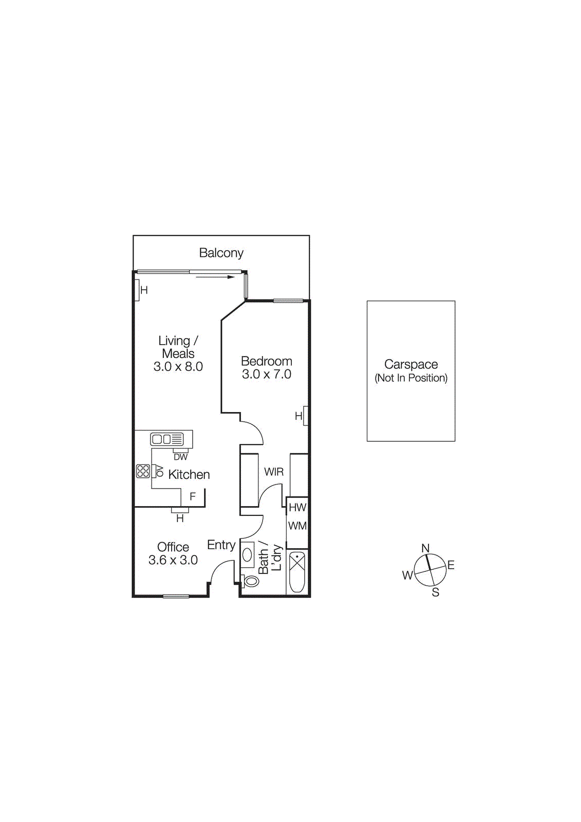 16/64 Fitzroy Street, St Kilda VIC 3182 - Floorplan