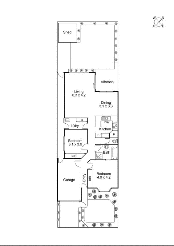 1/67 Northcliffe Road, Edithvale VIC 3196 - Floorplan
