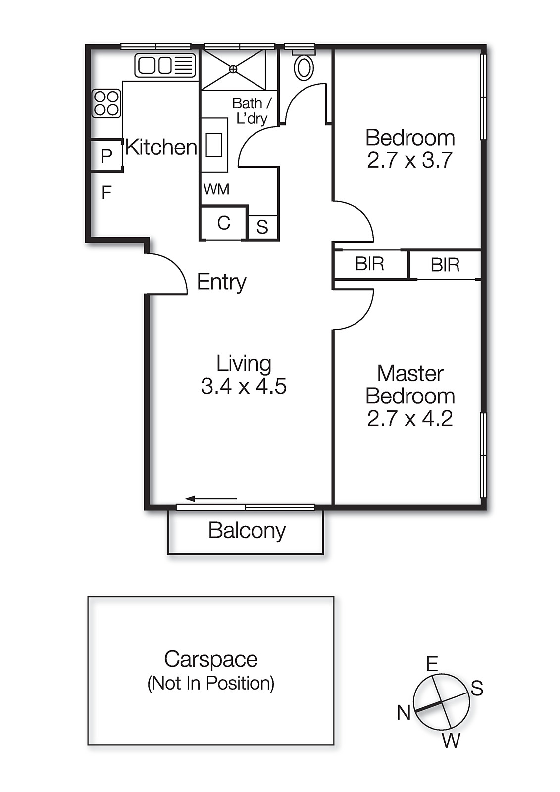 1/68 Alma Road, St Kilda VIC 3182 - Floorplan
