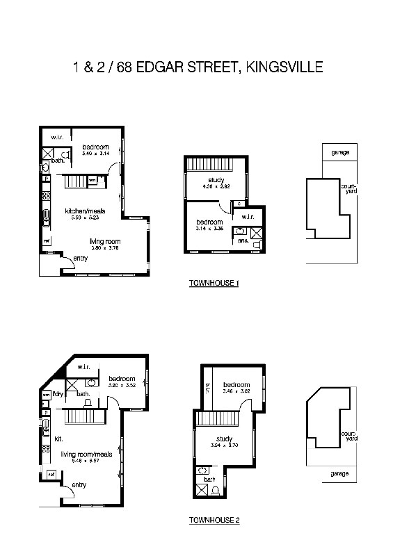 1/68 Edgar Street, KINGSVILLE VIC 3012 - Floorplan