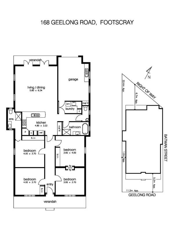 168 Geelong Road, FOOTSCRAY VIC 3011 - Floorplan