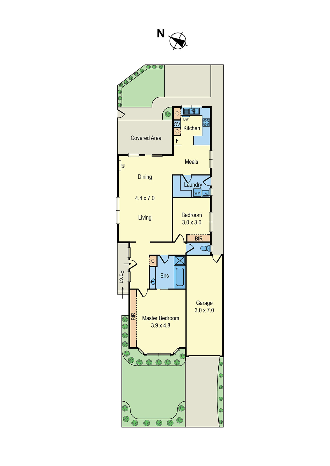 1/69 Albert Street, Mordialloc VIC 3195 - Floorplan