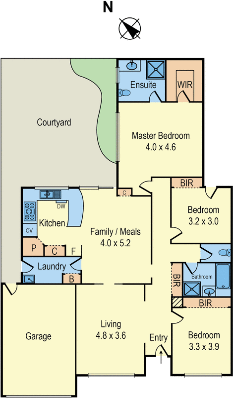 1/69 Centre Dandenong Road, Dingley Village VIC 3172 - Floorplan