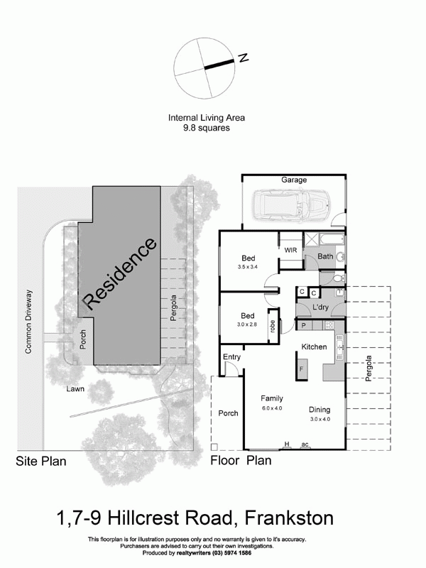 1/7-9 Hillcrest Road, FRANKSTON VIC 3199 - Floorplan