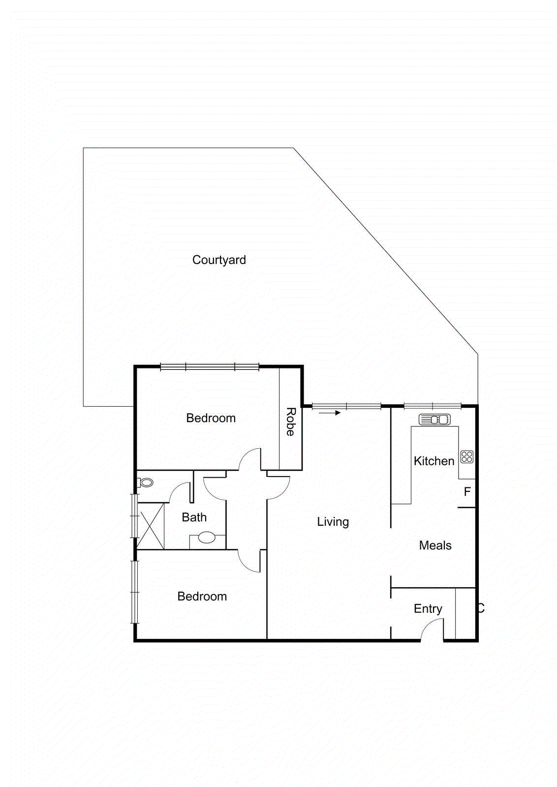 1/7-9 South Avenue, Bentleigh VIC 3204 - Floorplan