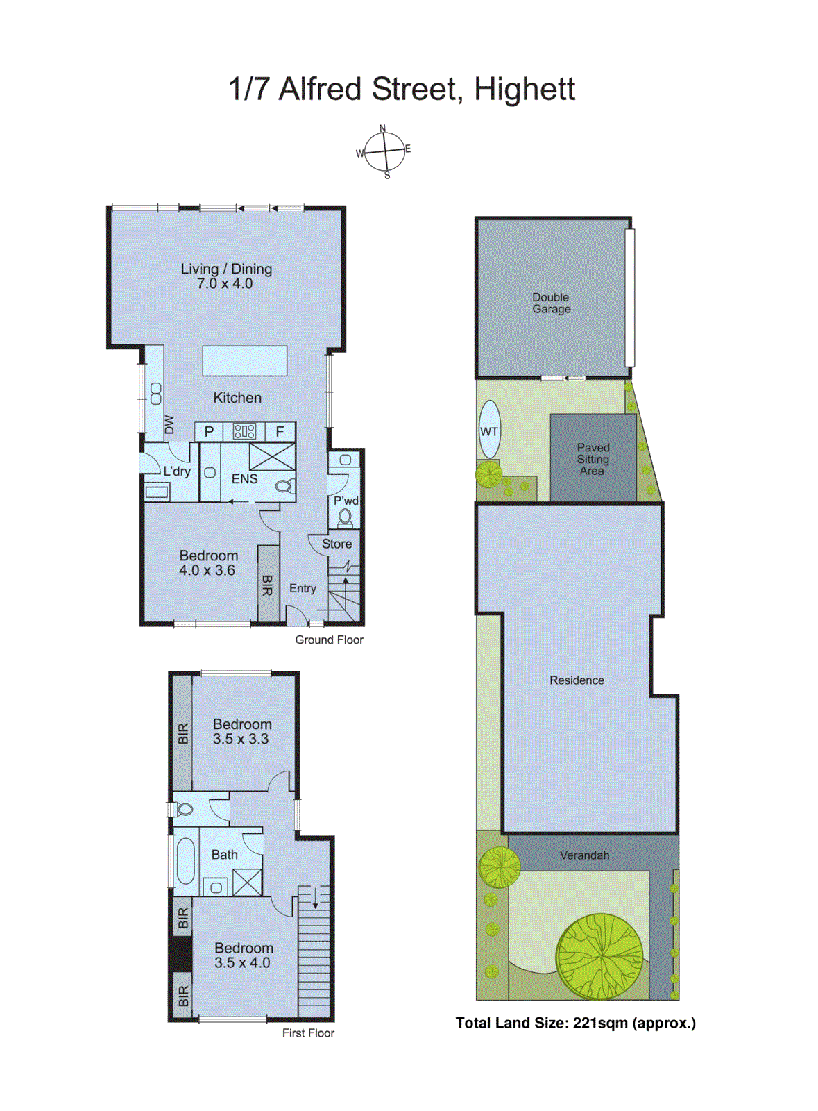 1/7 Alfred Street, Highett VIC 3190 - Floorplan