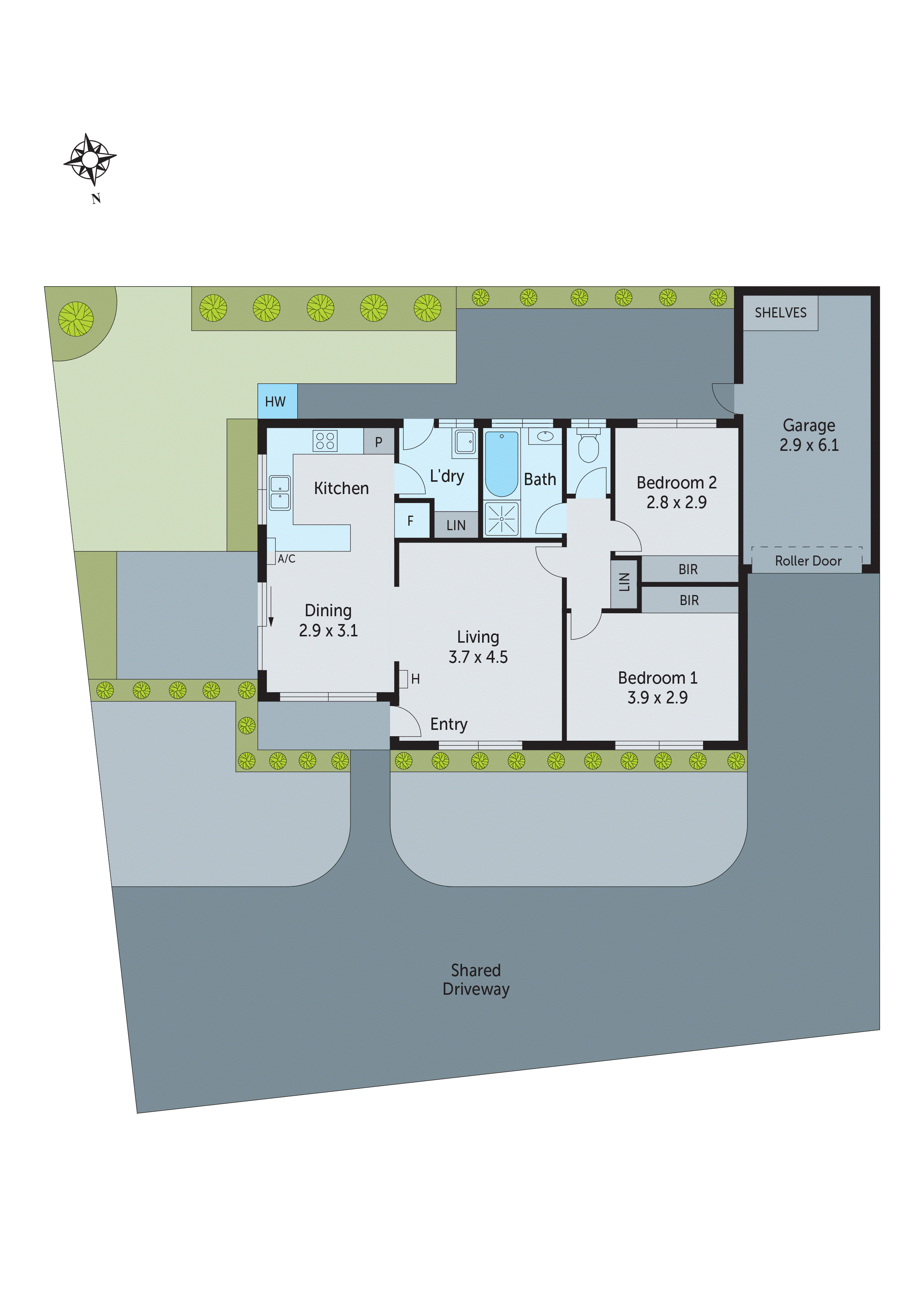 1/7 Banksia Place, Grovedale VIC 3216 - Floorplan
