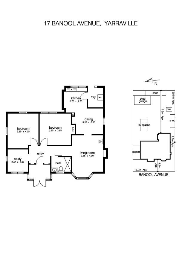 17 Banool Avenue, YARRAVILLE VIC 3013 - Floorplan
