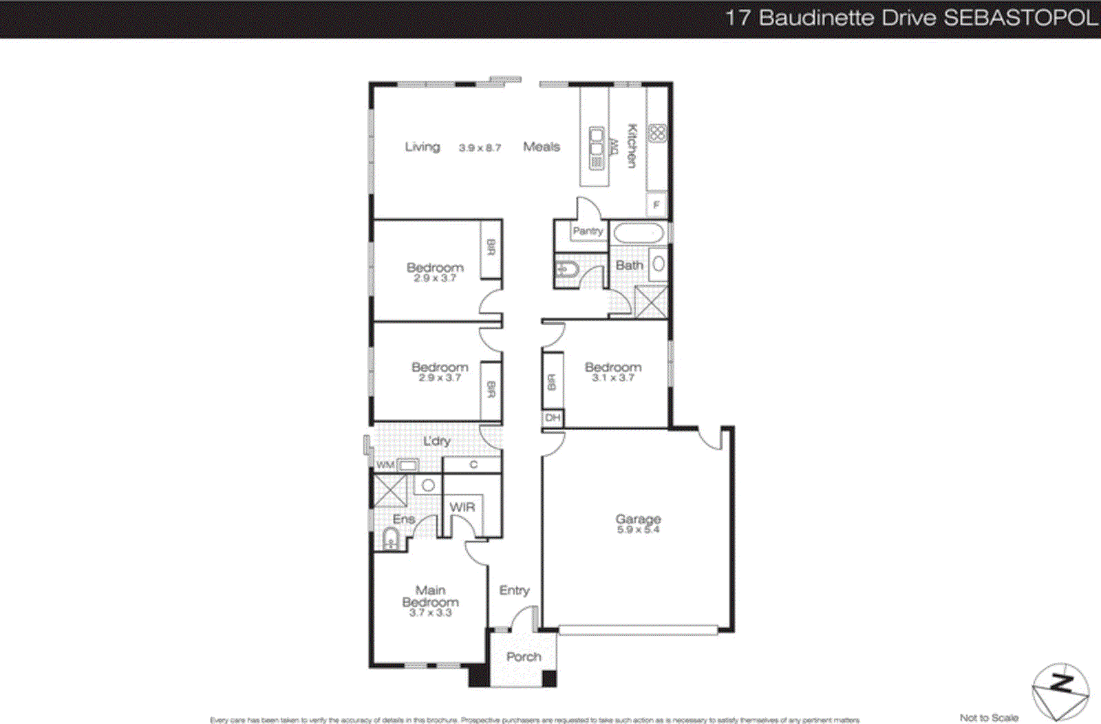 17 Baudinette Drive, Sebastopol VIC 3356 - Floorplan