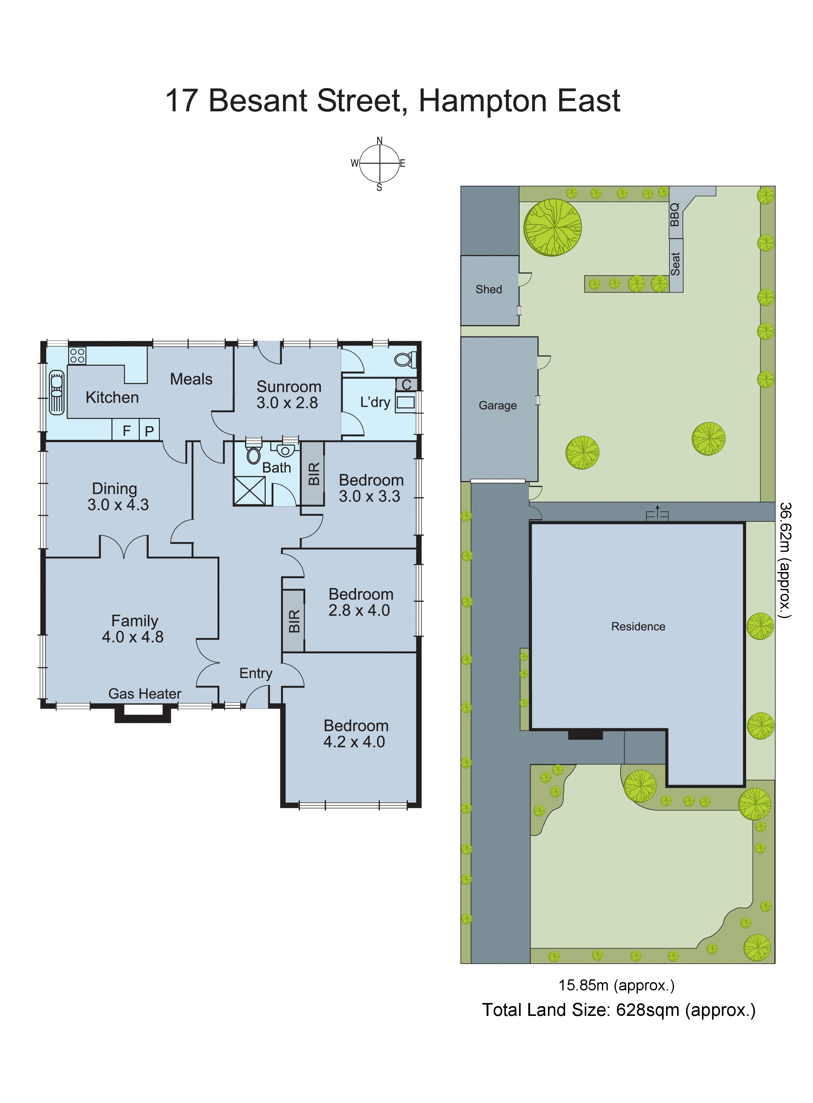 17 Besant Street, Hampton East VIC 3188 - Floorplan