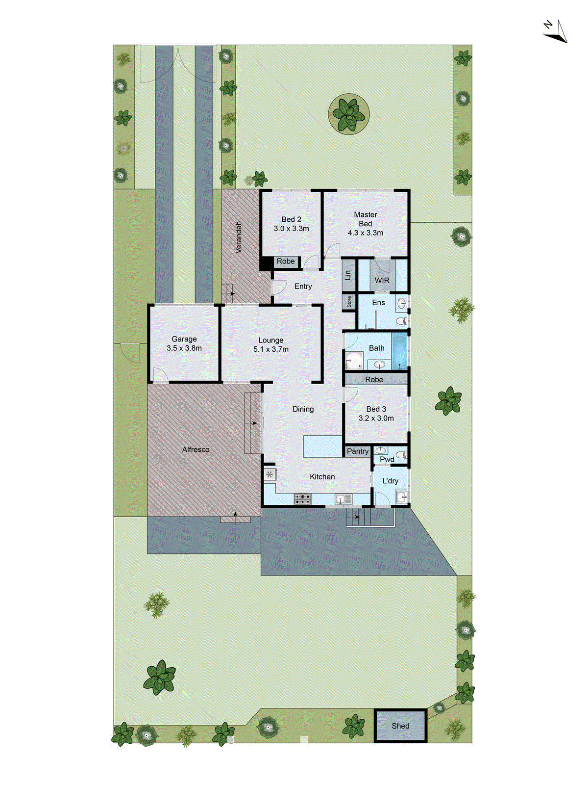 17 Birkenhead Drive, Grovedale VIC 3216 - Floorplan