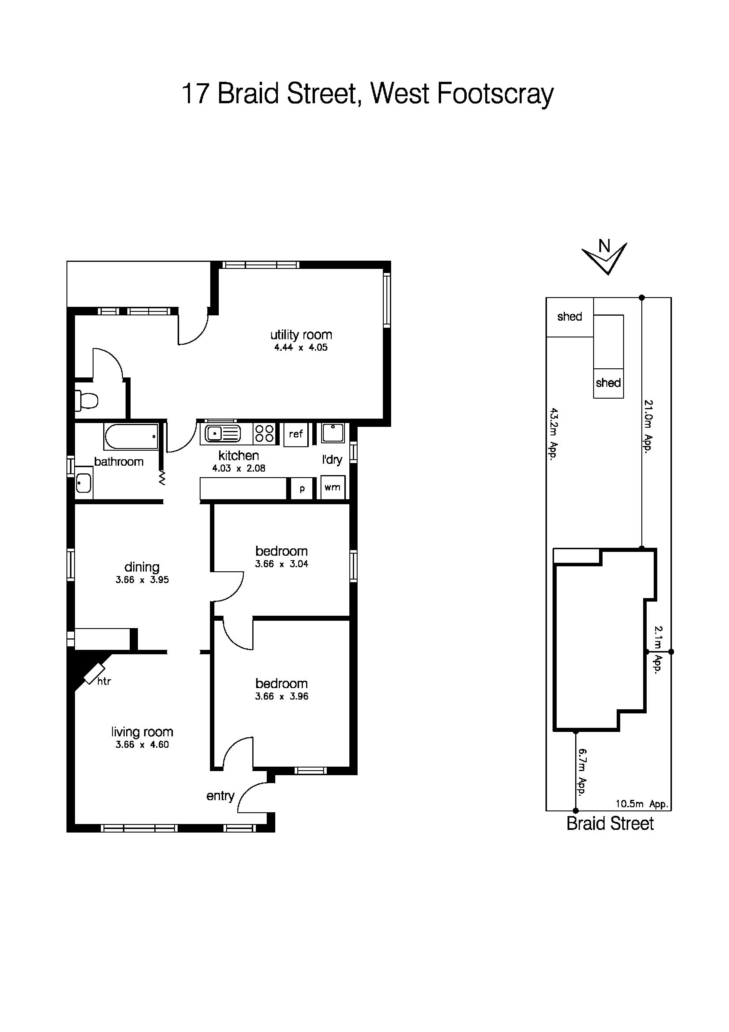 17 Braid Street, WEST FOOTSCRAY VIC 3012 - Floorplan