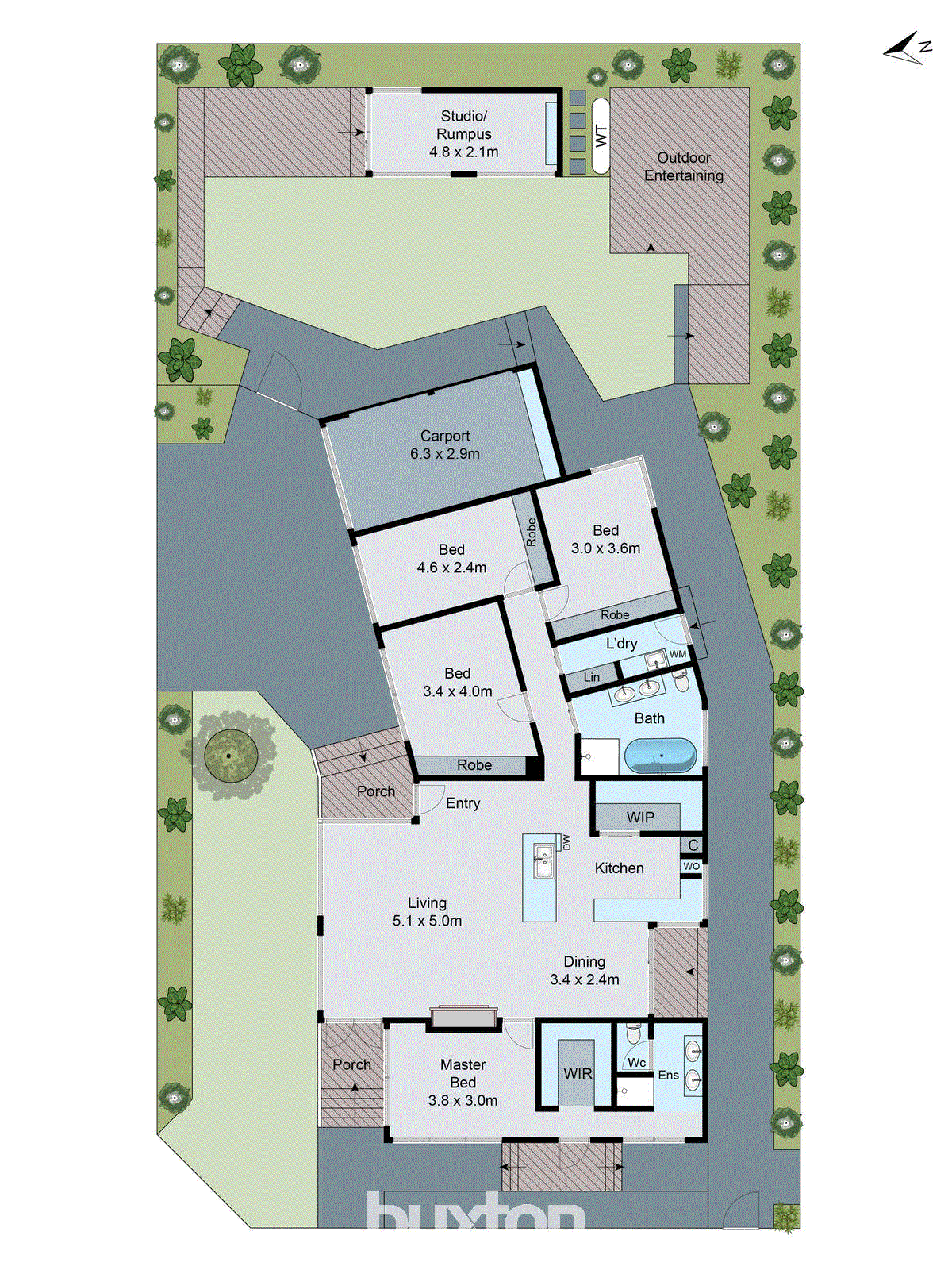 17 Brocka Avenue, Belmont VIC 3216 - Floorplan
