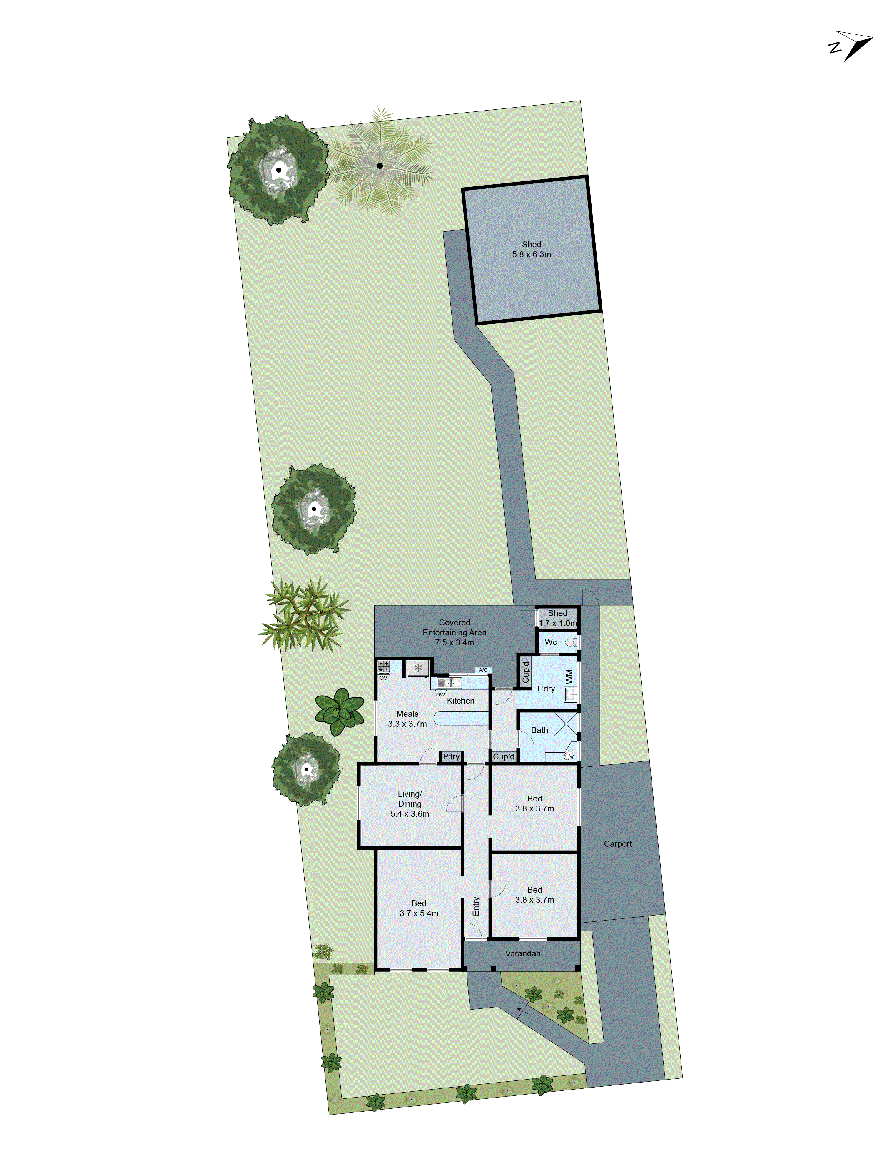 17 Camden Road, Hughesdale VIC 3166 - Floorplan