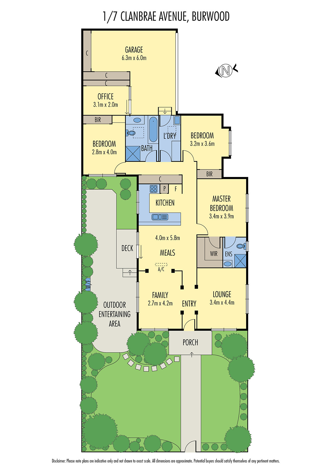 1/7 Clanbrae Avenue, Burwood VIC 3125 - Floorplan