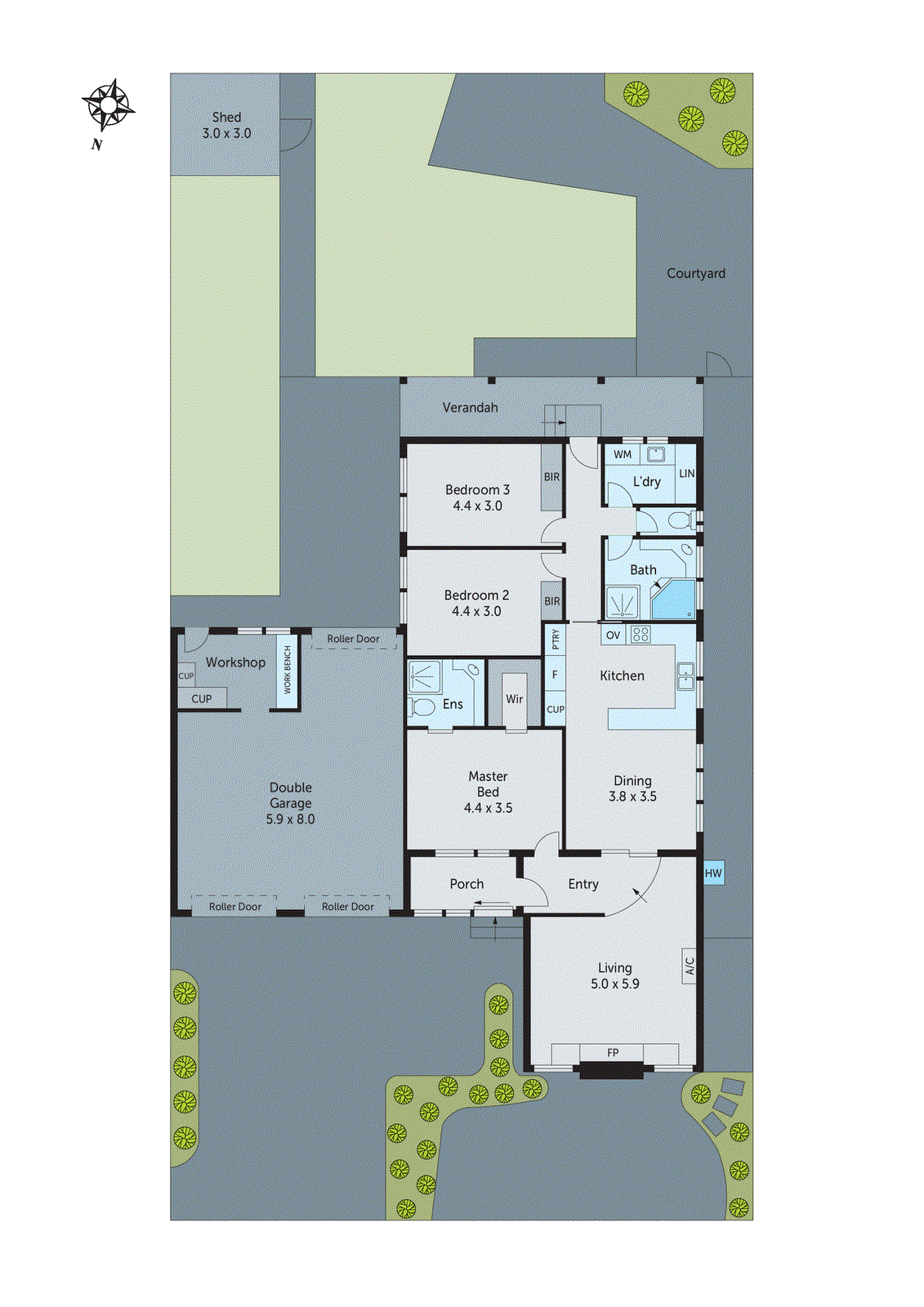 17 Dunraven Court, Corio VIC 3214 - Floorplan