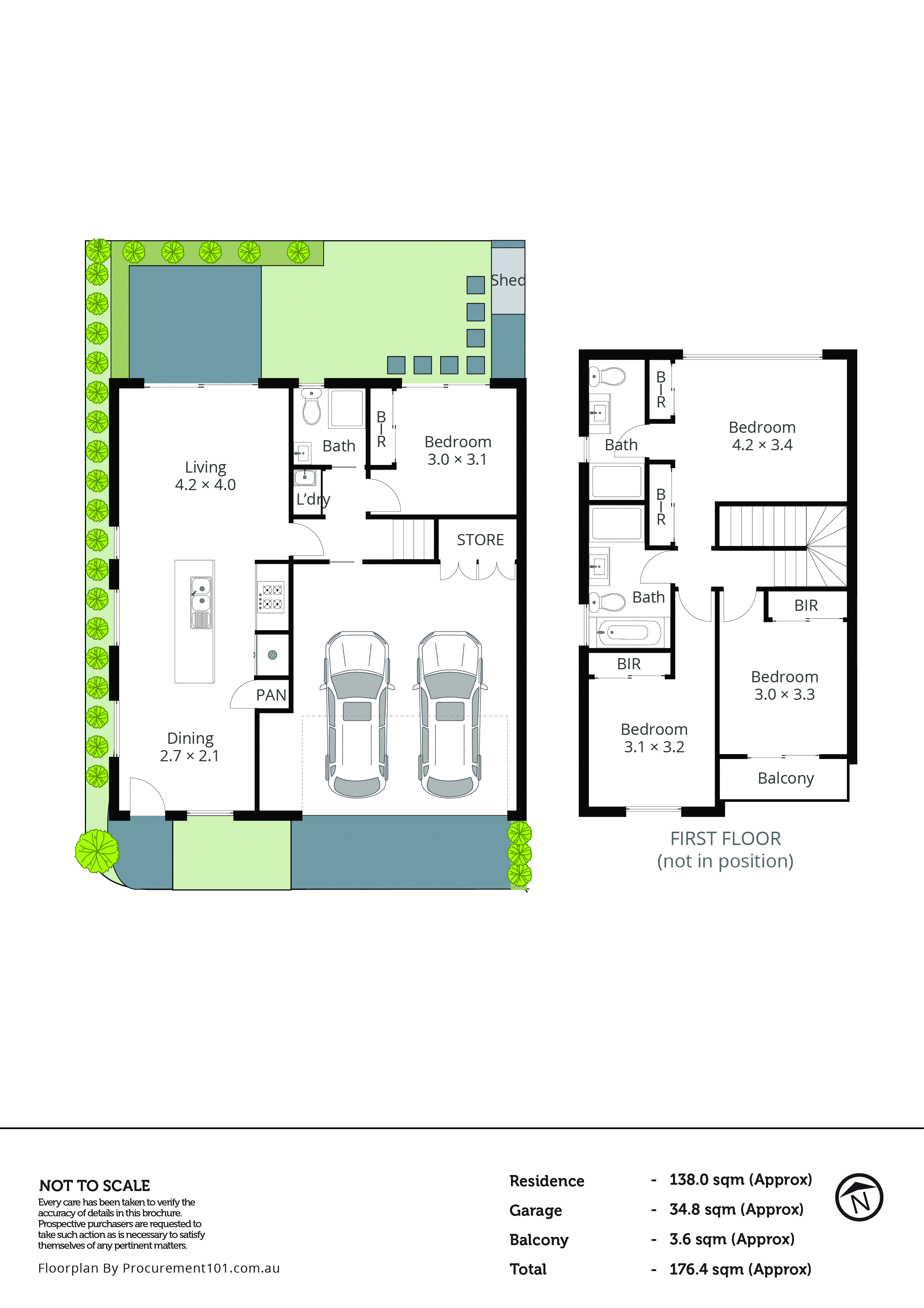 17 Evergreen Boulevard, Keysborough VIC 3173 - Floorplan