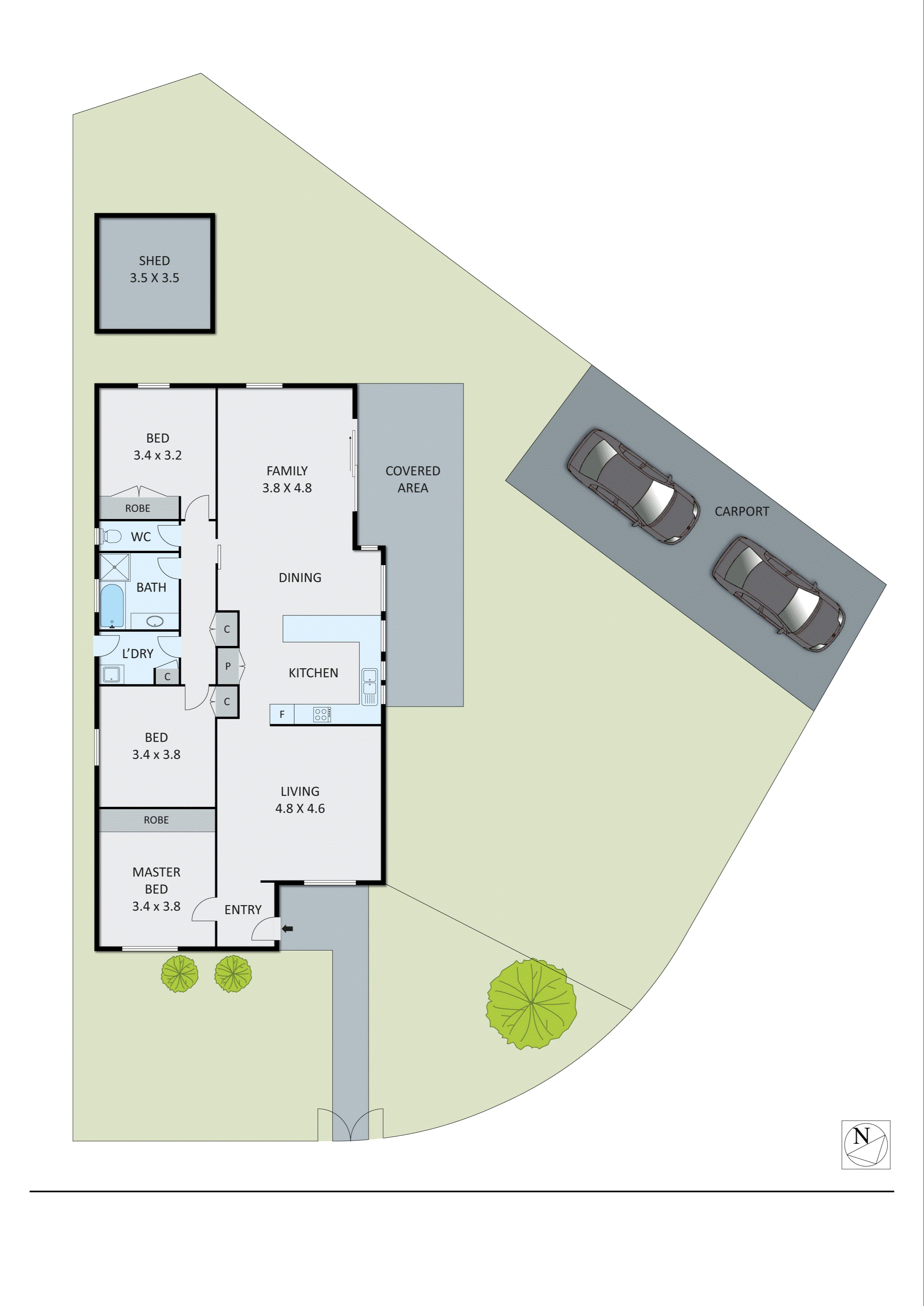 17 Forbes Drive, Aspendale Gardens VIC 3195 - Floorplan