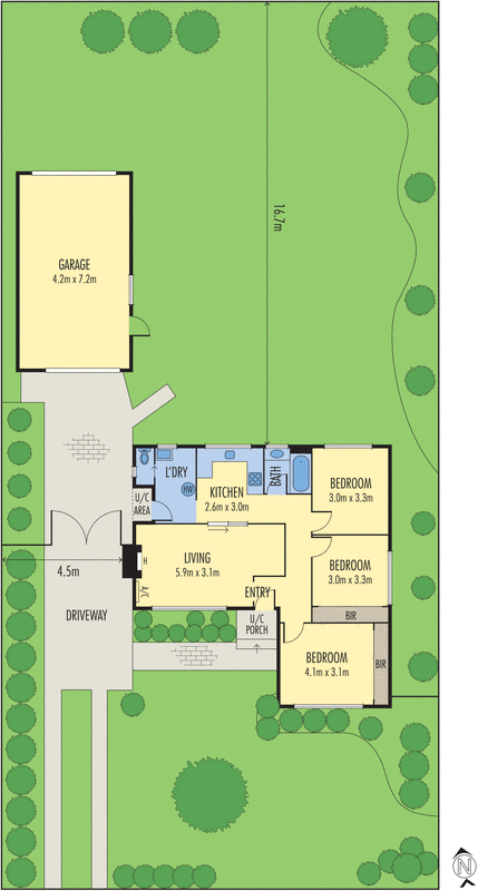 17 Gibbs Street, Newcomb VIC 3219 - Floorplan