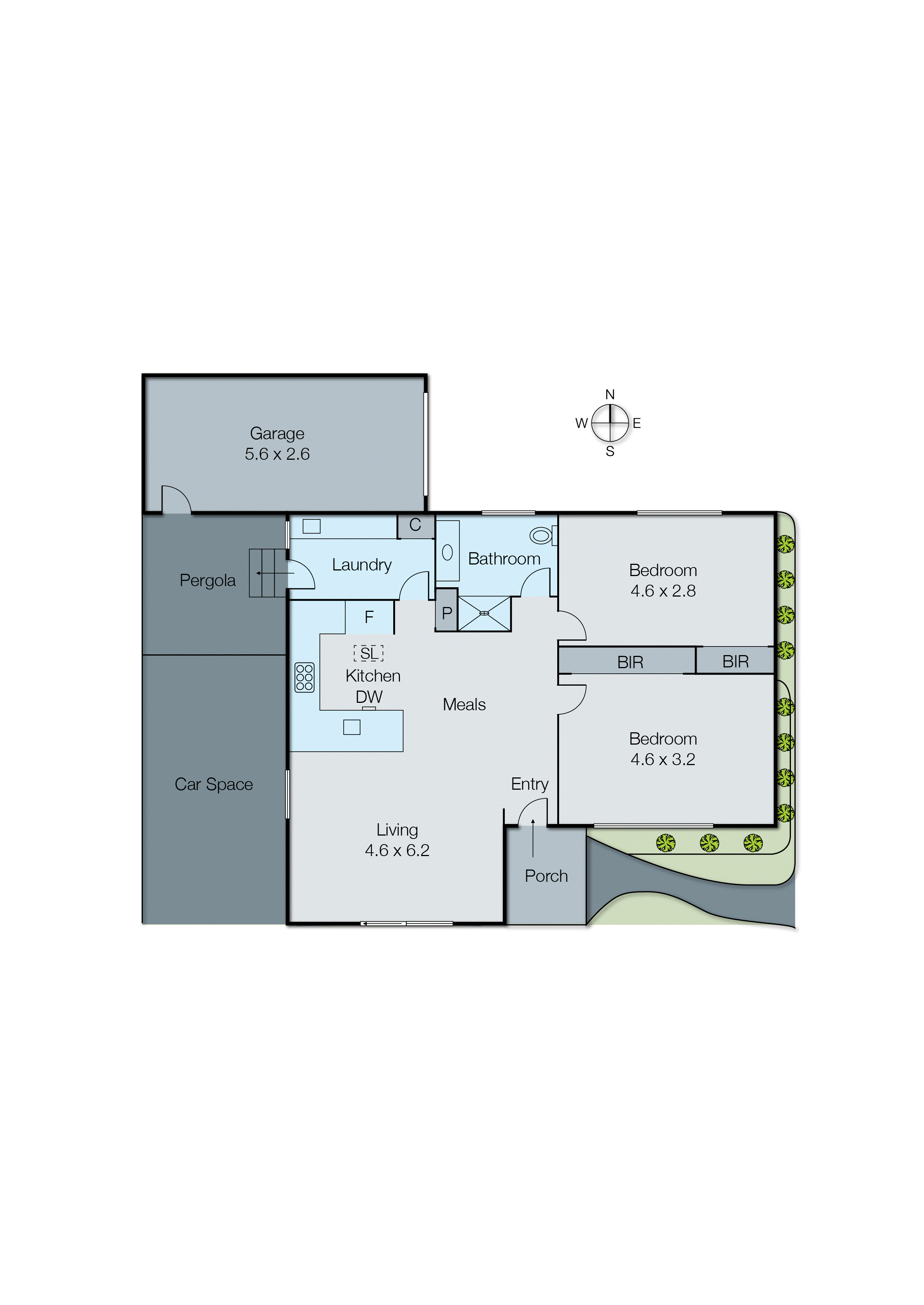 1/7 Heather Grove, Cheltenham VIC 3192 - Floorplan