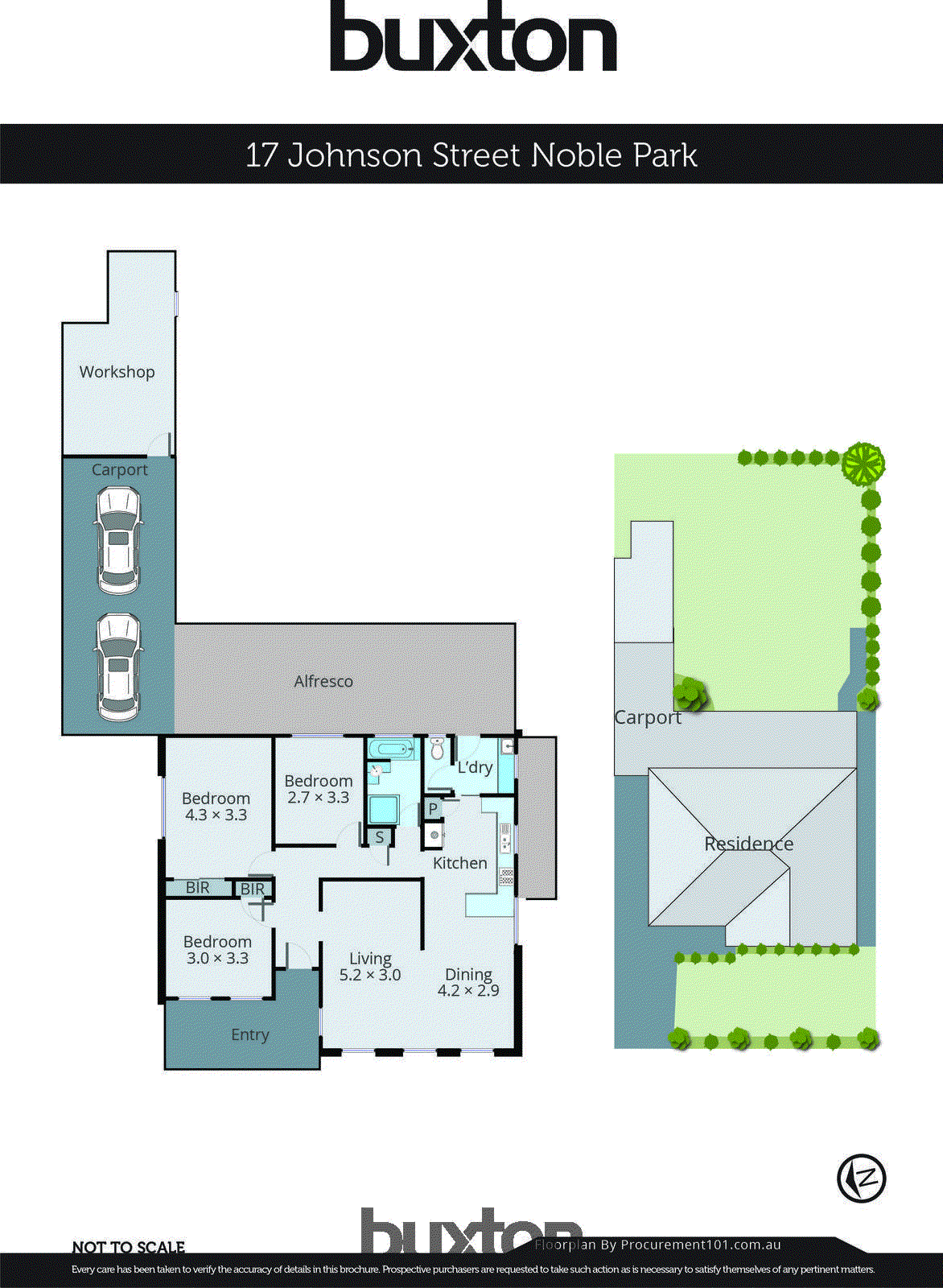 17 Johnson Street, Noble Park VIC 3174 - Floorplan