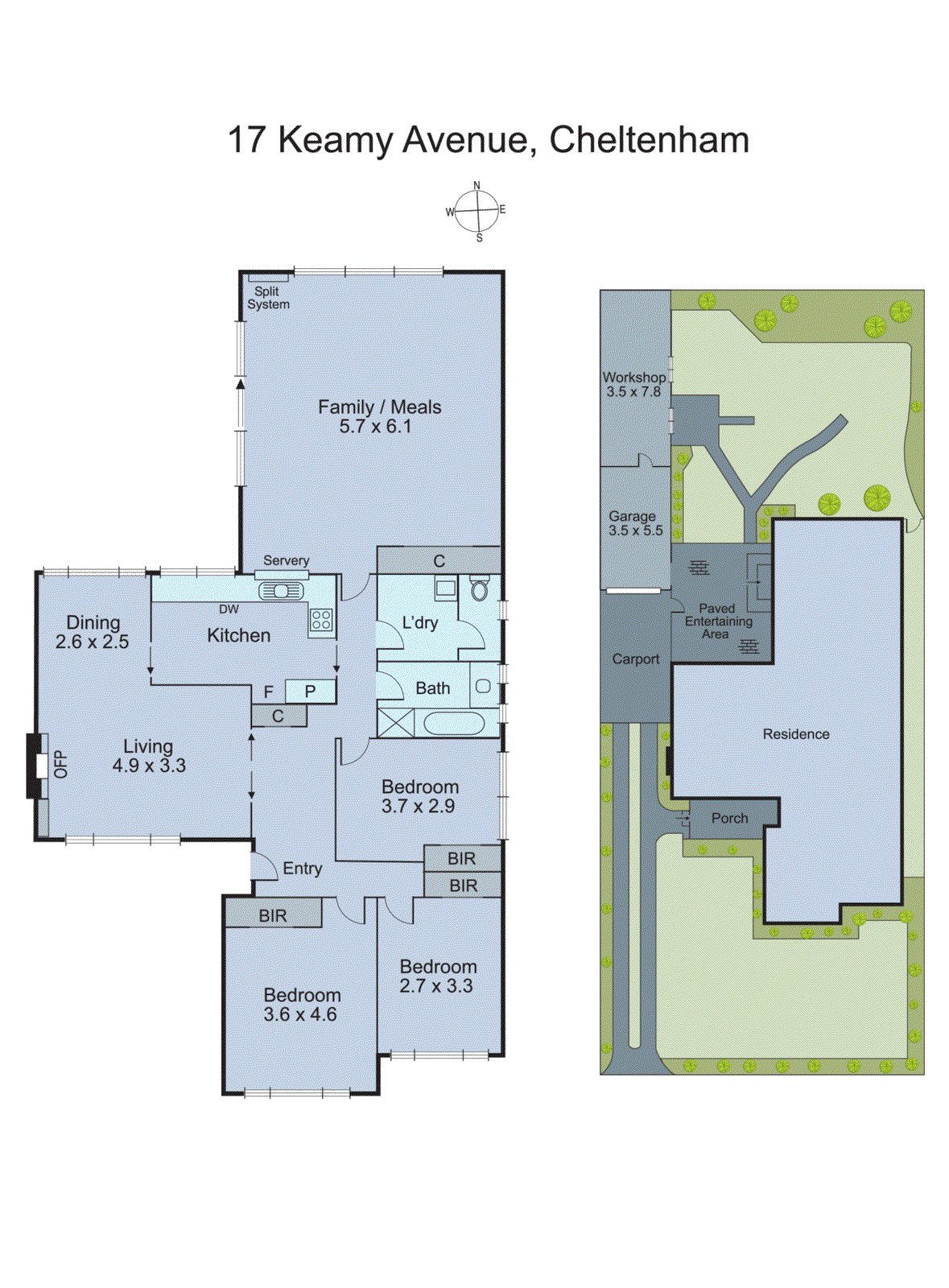 17 Keamy Avenue, Cheltenham VIC 3192 - Floorplan
