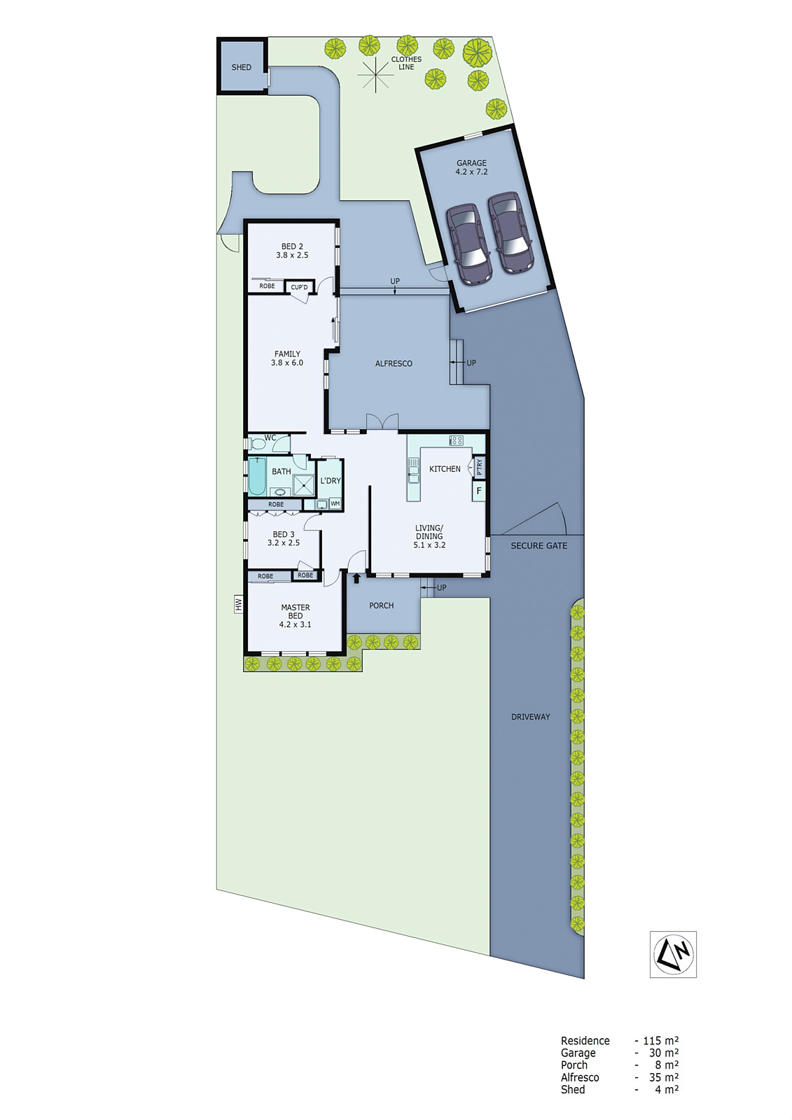 17 Kinnoul Avenue, Keysborough VIC 3173 - Floorplan