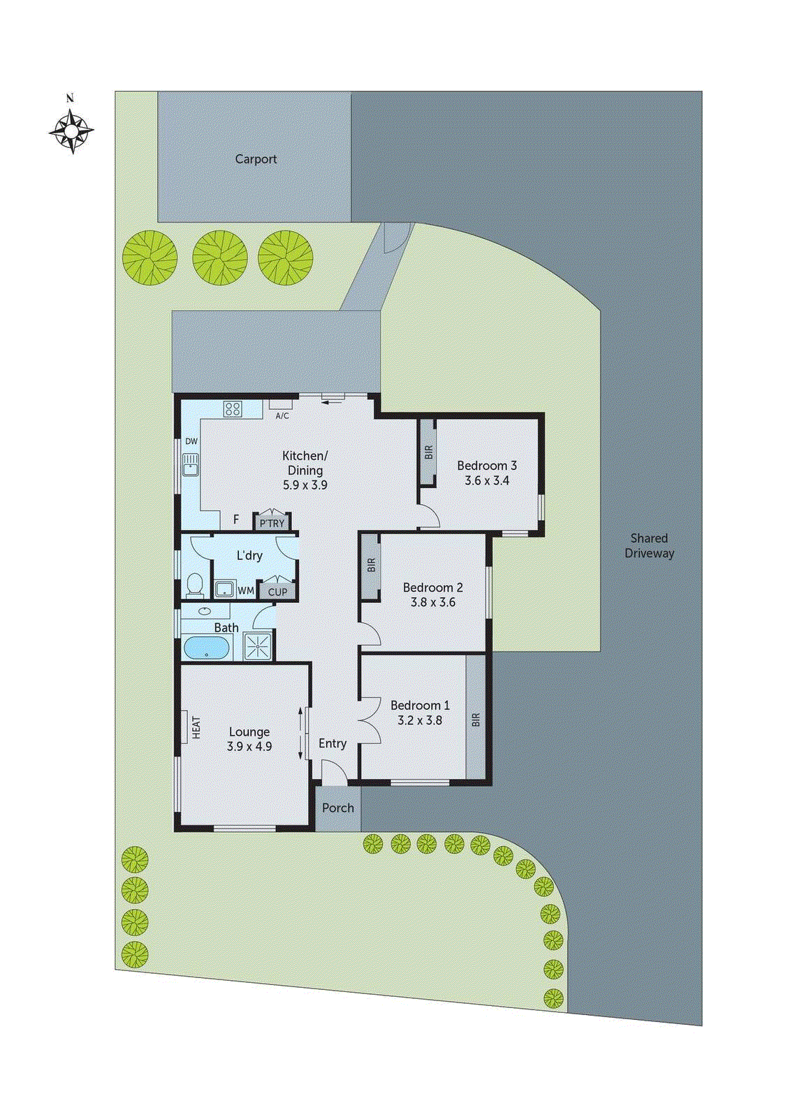 1/7 Lancaster Avenue, Newcomb VIC 3219 - Floorplan