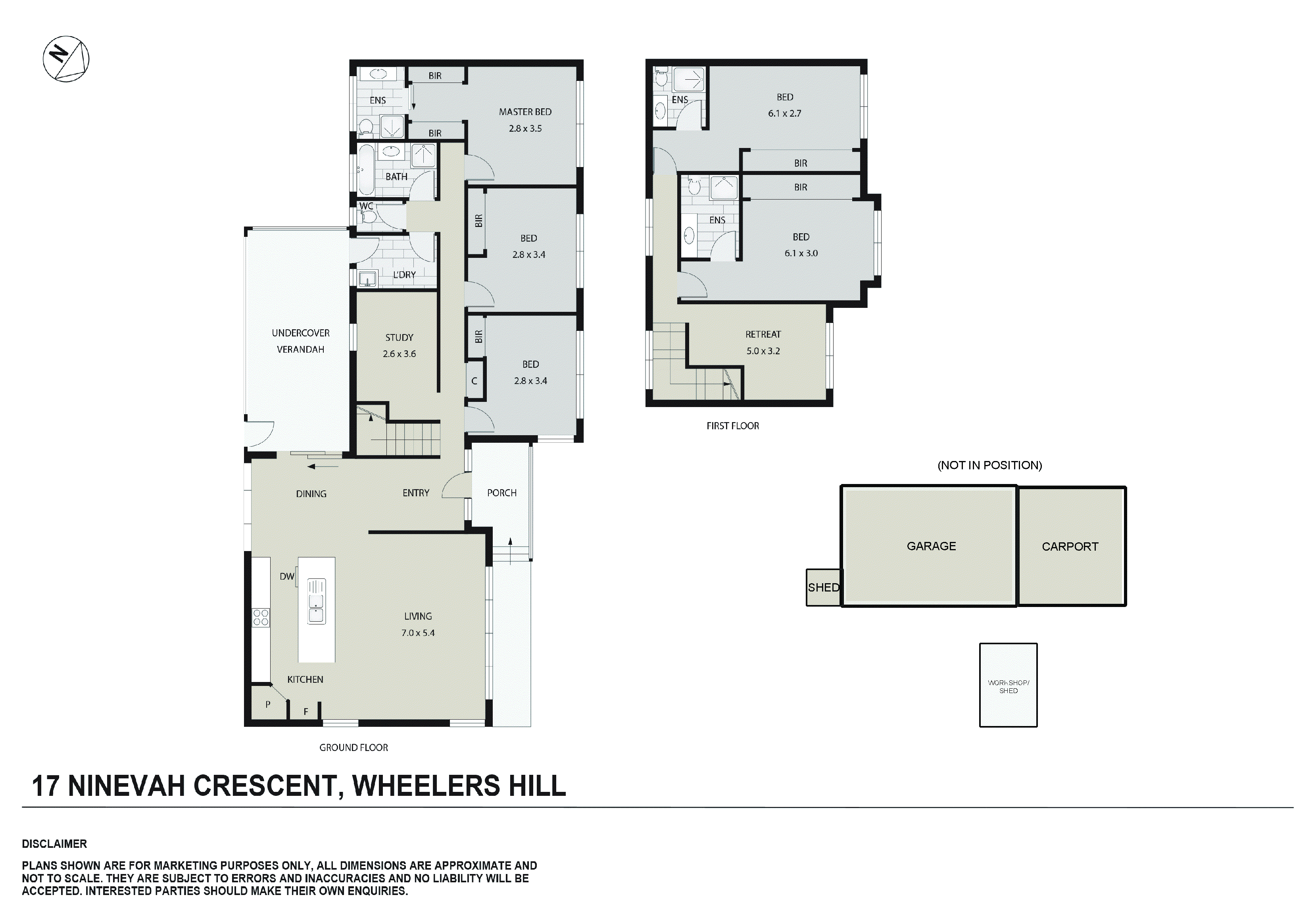 17 Ninevah Crescent, Wheelers Hill VIC 3150 - Floorplan