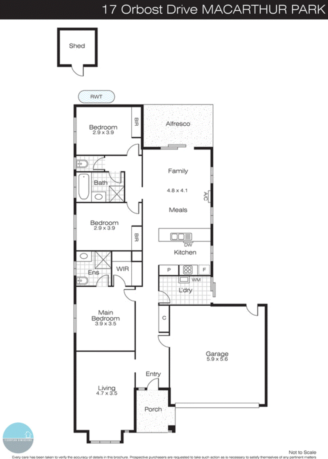 17 Orbost Drive, Miners Rest VIC 3352 - Floorplan