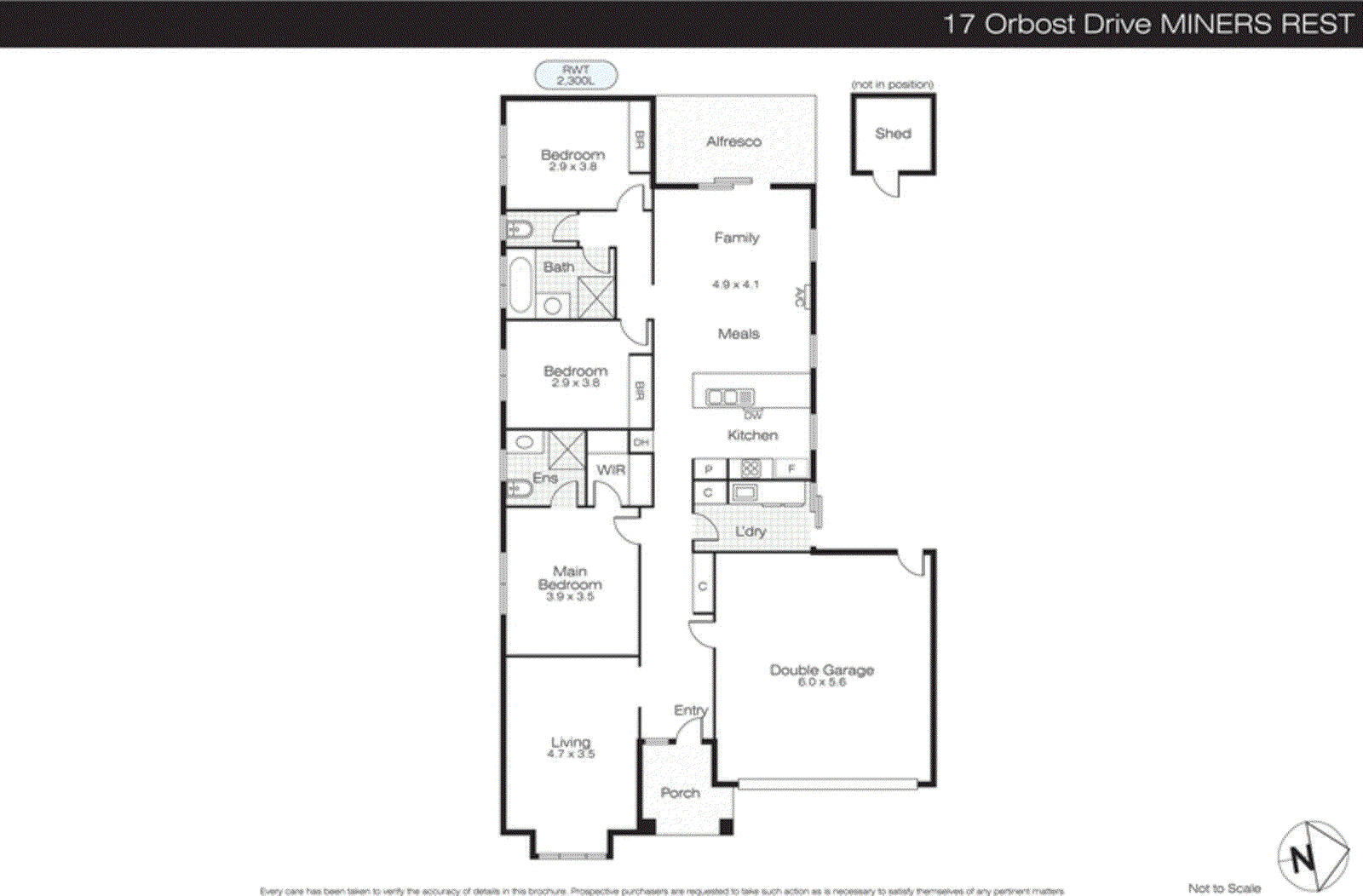 17 Orbost Drive, Miners Rest VIC 3352 - Floorplan