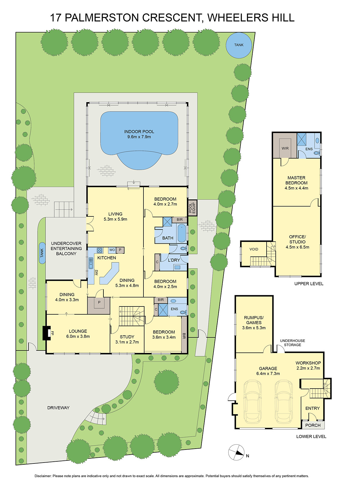 17 Palmerston Crescent, Wheelers Hill VIC 3150 - Floorplan