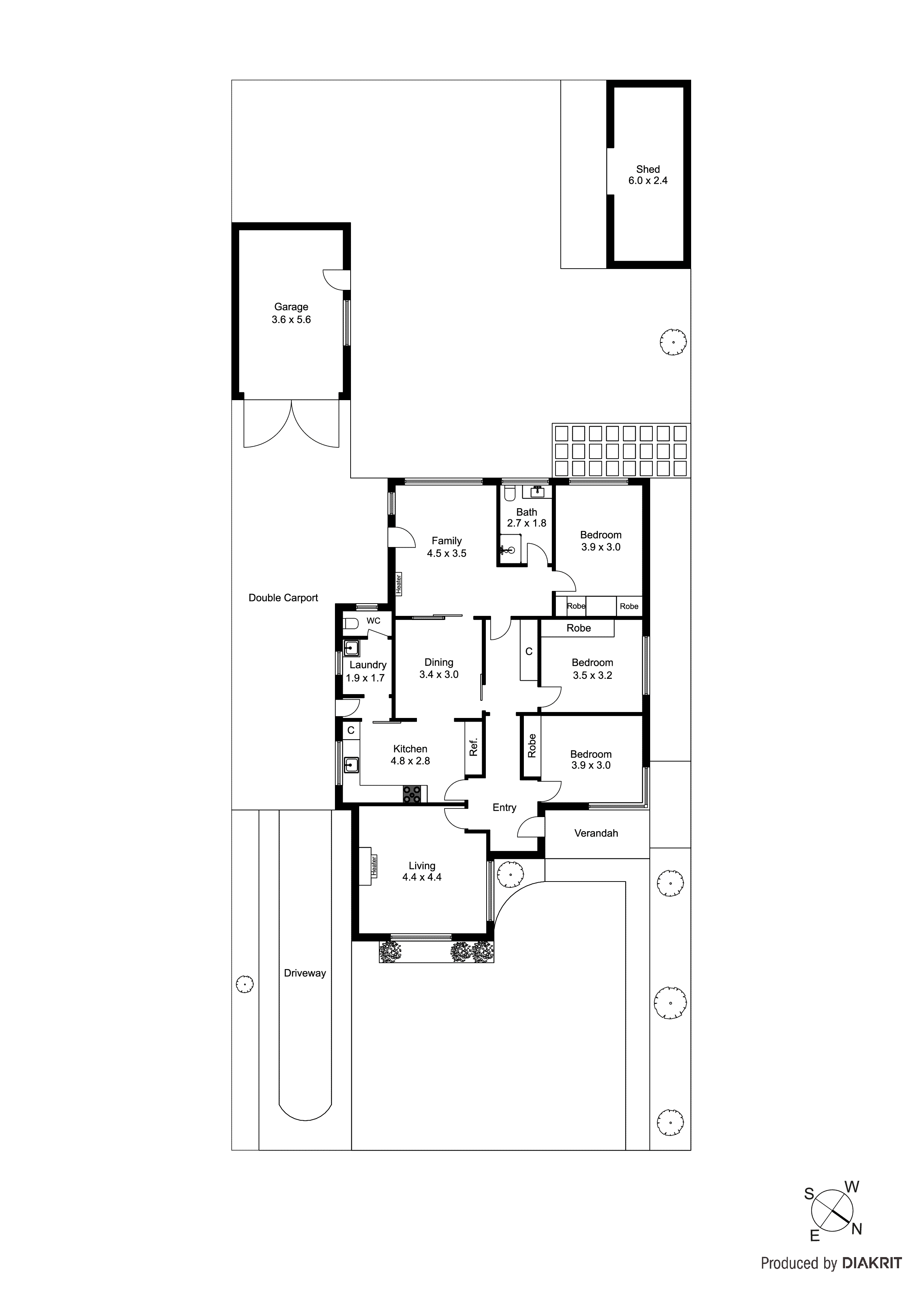 17 Poulson Street, Carrum VIC 3197 - Floorplan