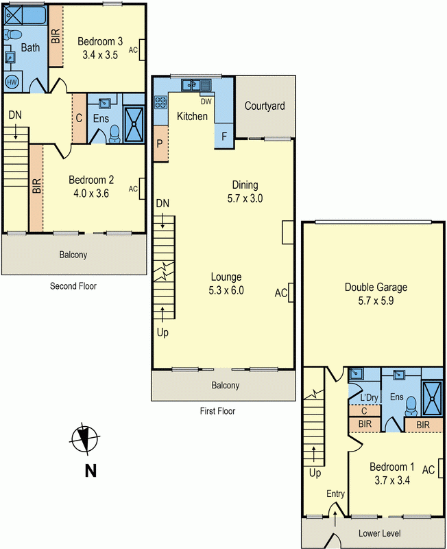 17 Silverbanks Grove, MENTONE VIC 3194 - Floorplan