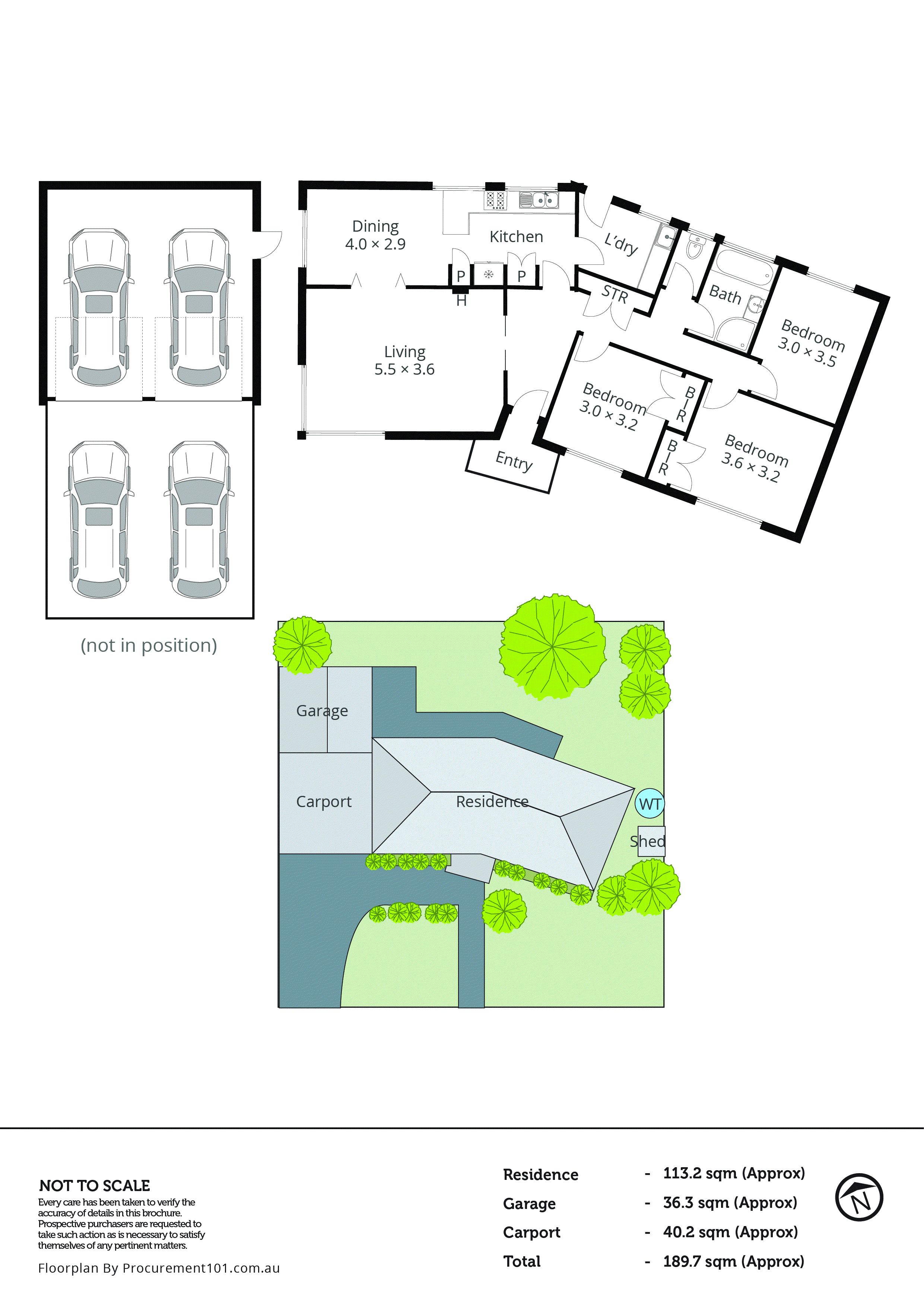 17 Simon Avenue, Noble Park VIC 3174 - Floorplan